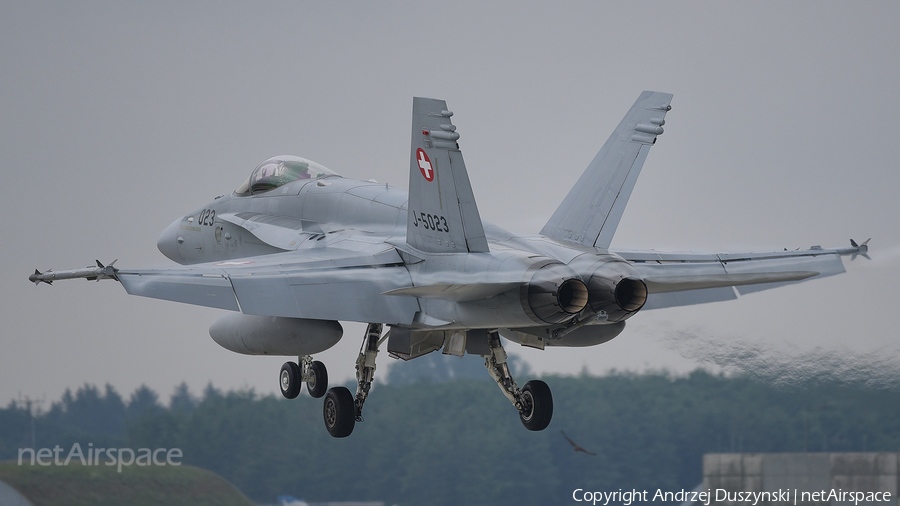 Swiss Air Force McDonnell Douglas F/A-18C Hornet (J-5023) | Photo 626698