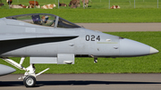Swiss Air Force McDonnell Douglas F/A-18C Hornet (J-5024) at  Meiringen - Unterbach, Switzerland