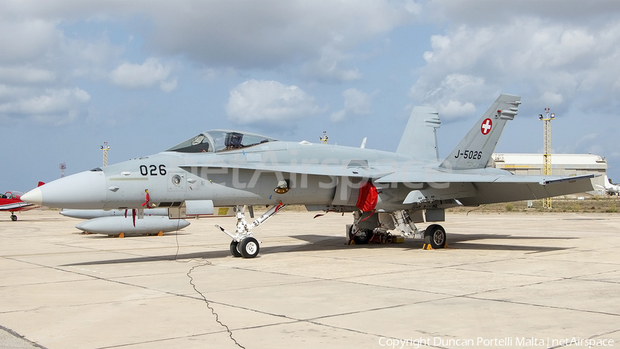 Swiss Air Force McDonnell Douglas F/A-18C Hornet (J-5026) | Photo 475243