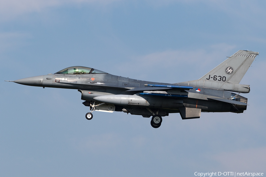 Royal Netherlands Air Force General Dynamics F-16AM Fighting Falcon (J-630) | Photo 154540
