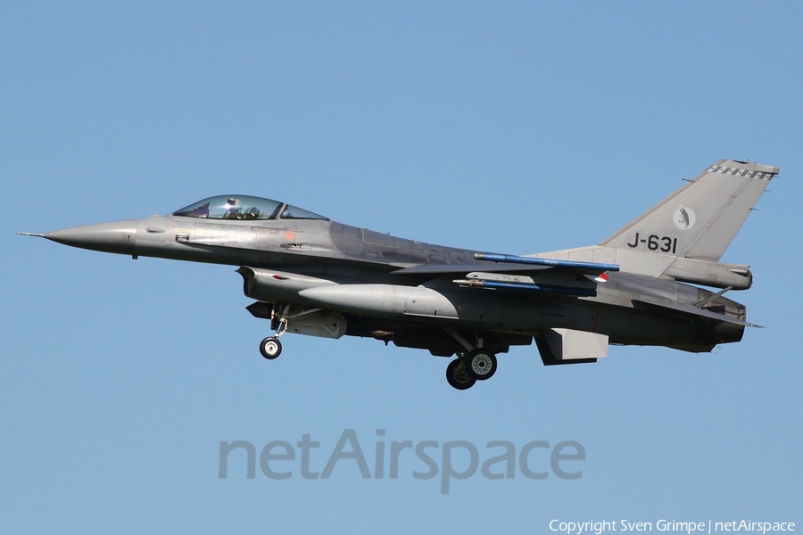 Royal Netherlands Air Force General Dynamics F-16AM Fighting Falcon (J-631) | Photo 240238