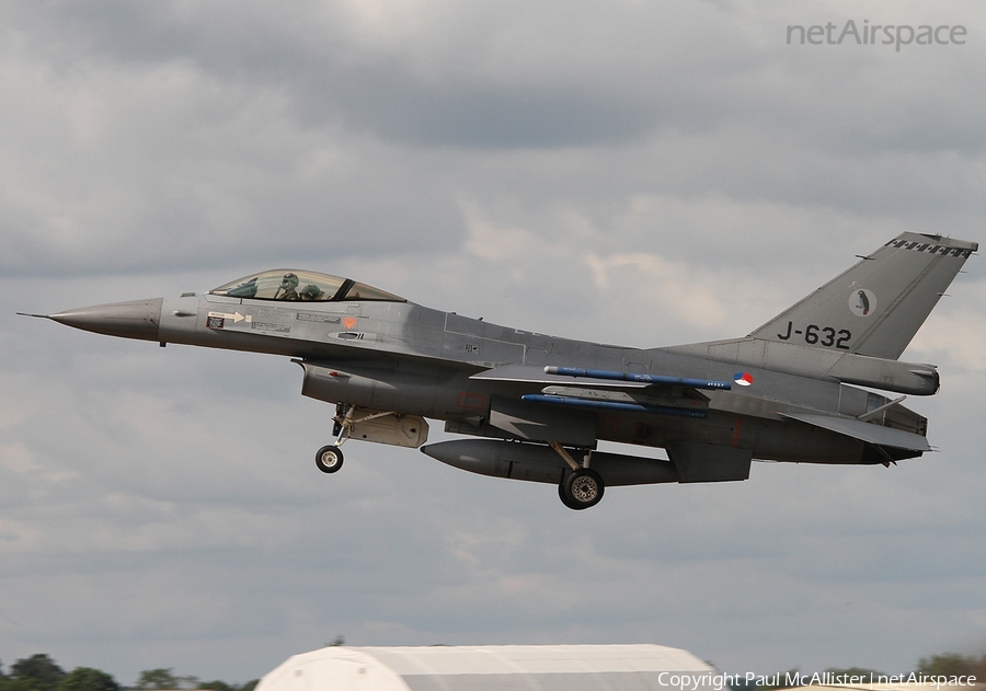 Royal Netherlands Air Force General Dynamics F-16AM Fighting Falcon (J-632) | Photo 18118