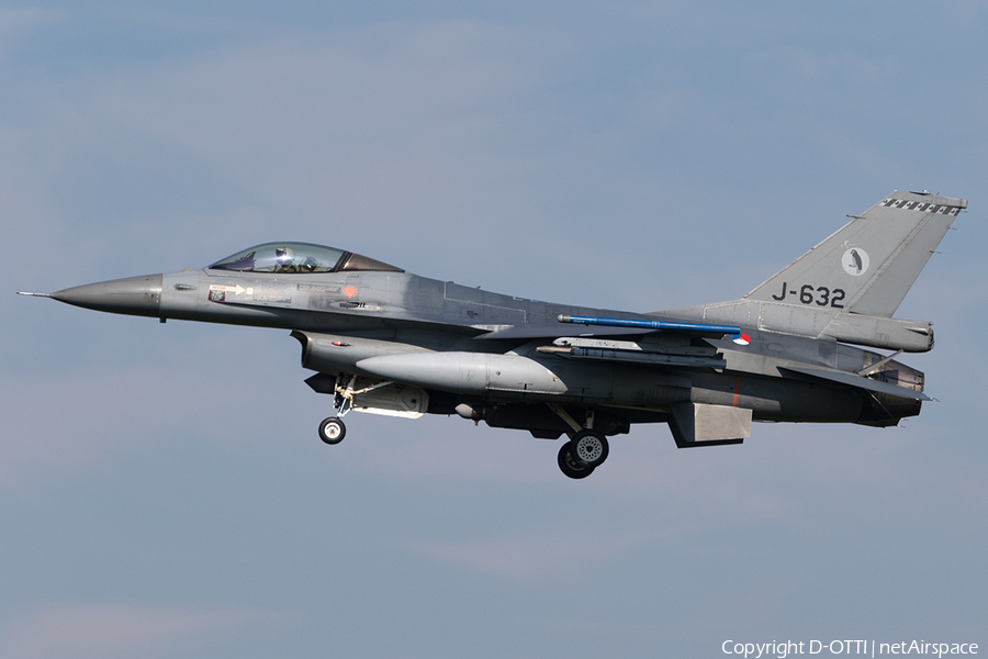 Royal Netherlands Air Force General Dynamics F-16AM Fighting Falcon (J-632) | Photo 154549