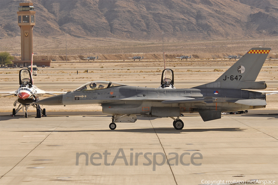 Royal Netherlands Air Force General Dynamics F-16AM Fighting Falcon (J-647) | Photo 8522