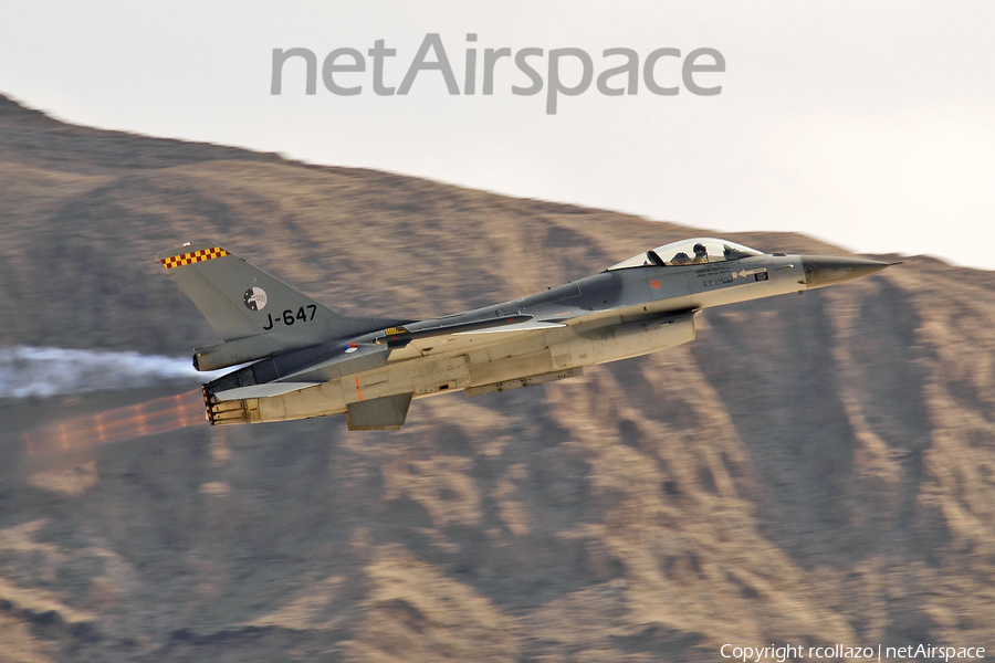 Royal Netherlands Air Force General Dynamics F-16AM Fighting Falcon (J-647) | Photo 8523