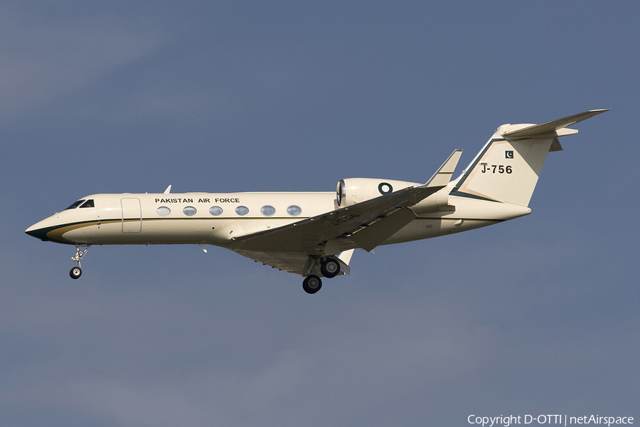 Pakistan Air Force Gulfstream G-IV-X (G450) (J-756) | Photo 278400