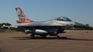 Royal Netherlands Air Force General Dynamics F-16AM Fighting Falcon (J-879) at  RAF Fairford, United Kingdom