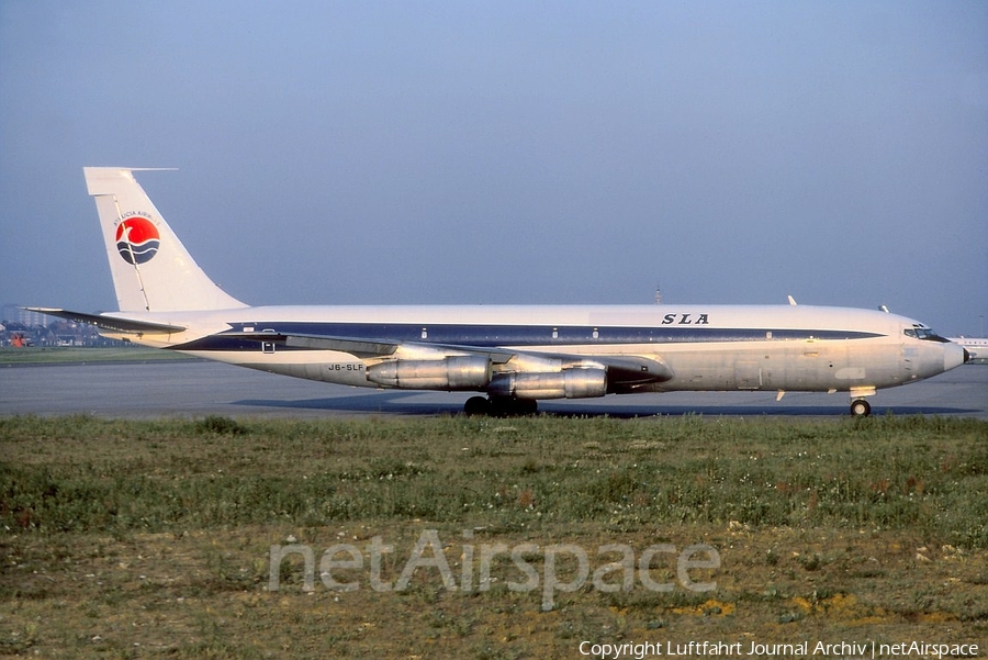 St. Lucia Airways Boeing 707-323C (J6-SLF) | Photo 399831