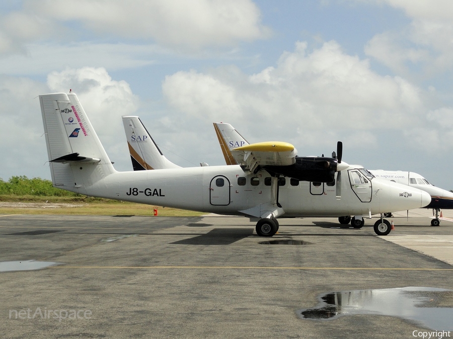 SVG Air de Havilland Canada DHC-6-300 Twin Otter (J8-GAL) | Photo 81611