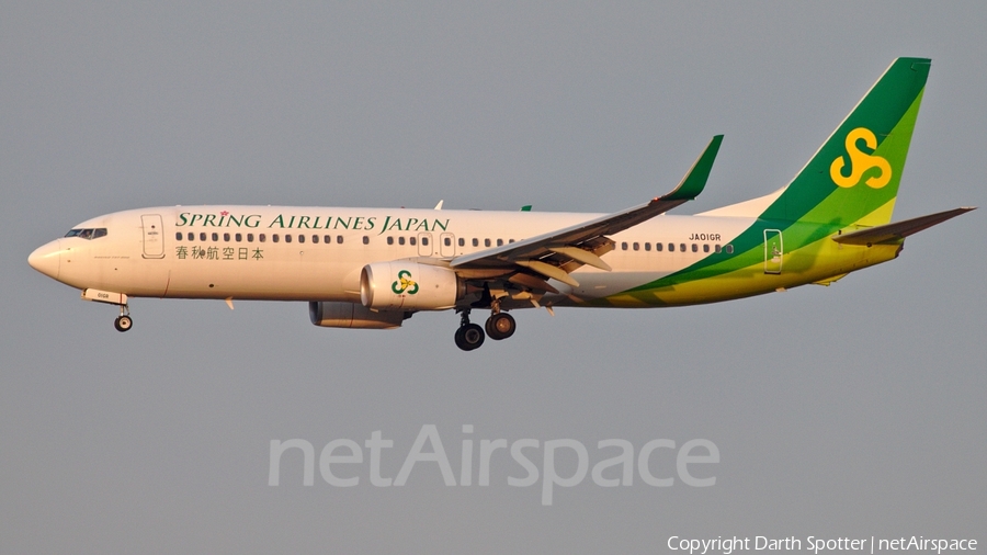 Spring Airlines Japan Boeing 737-81D (JA01GR) | Photo 205294