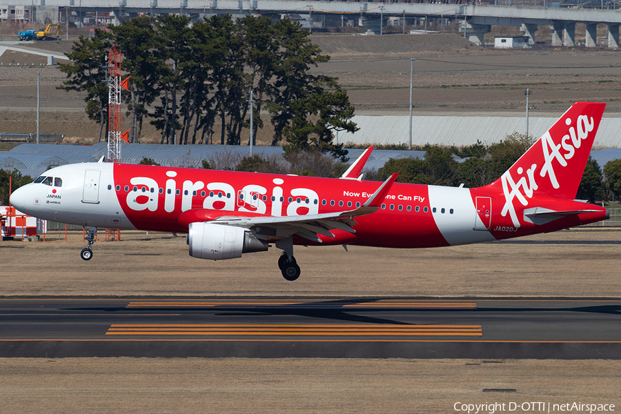 AirAsia (Japan) Airbus A320-216 (JA02DJ) | Photo 386023