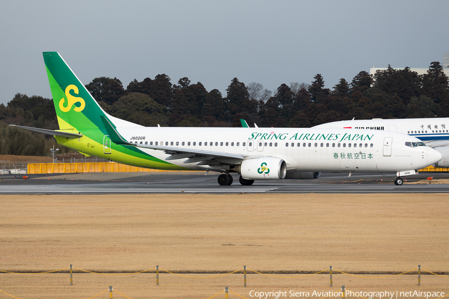 Spring Airlines Japan Boeing 737-86N (JA02GR) | Photo 328927