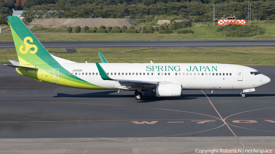 Spring Airlines Japan Boeing 737-8AL (JA05GR) | Photo 590250