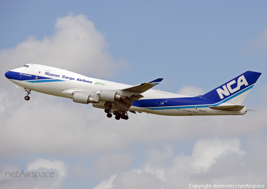 Nippon Cargo Airlines Boeing 747-4KZF (JA07KZ) | Photo 29727