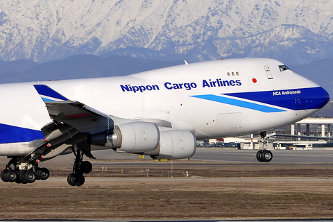 Nippon Cargo Airlines Boeing 747-4KZF (JA07KZ) at  Milan - Malpensa, Italy