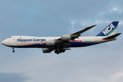 Nippon Cargo Airlines Boeing 747-8KZF (JA11KZ) at  Milan - Malpensa, Italy