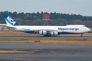 Nippon Cargo Airlines Boeing 747-8KZF (JA11KZ) at  Tokyo - Narita International, Japan