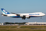 Nippon Cargo Airlines Boeing 747-8KZF (JA12KZ) at  Milan - Malpensa, Italy