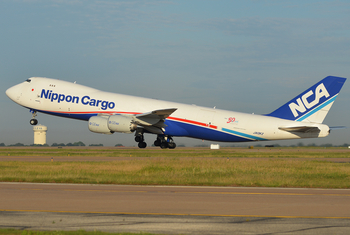 Nippon Cargo Airlines Boeing 747-8KZF (JA13KZ) at  Dallas/Ft. Worth - International, United States