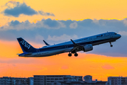 All Nippon Airways - ANA Airbus A321-272N (JA141A) at  Osaka - Itami International, Japan