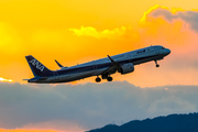 All Nippon Airways - ANA Airbus A321-272N (JA141A) at  Osaka - Itami International, Japan