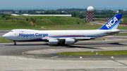 Nippon Cargo Airlines Boeing 747-8KZF (JA15KZ) at  Taipei - Taoyuan, Taiwan