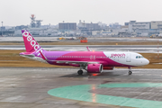 Peach Airbus A320-251N (JA206P) at  Fukuoka, Japan