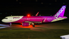 Peach Airbus A320-251N (JA215P) at  Taipei - Taoyuan, Taiwan