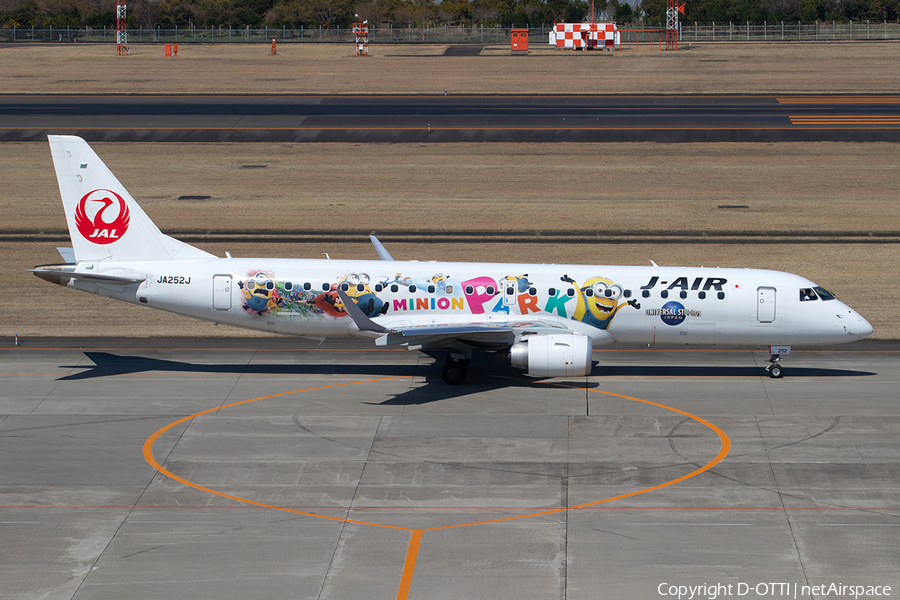 JAL - J-Air Embraer ERJ-190STD (ERJ-190-100STD) (JA252J) | Photo 386019