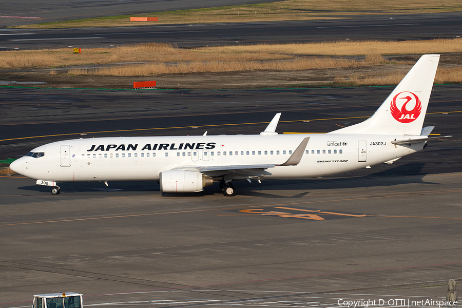 Japan Airlines - JAL Boeing 737-846 (JA302J) | Photo 386925