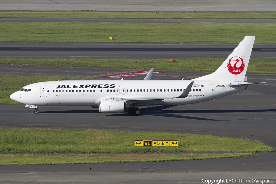 JAL Express Boeing 737-846 (JA309J) | Photo 418346