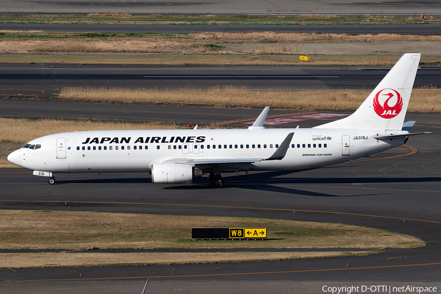 Japan Airlines - JAL Boeing 737-846 (JA319J) | Photo 399779
