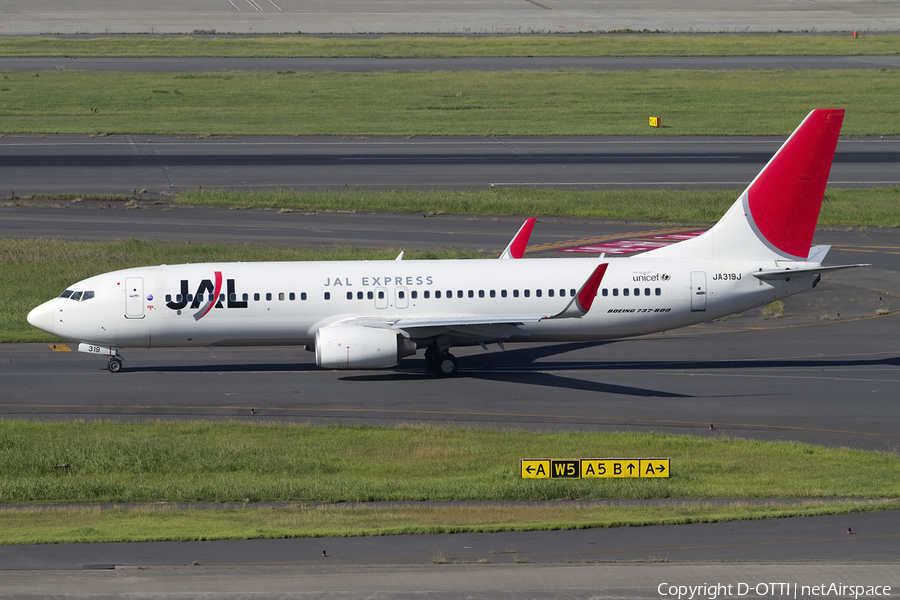 JAL Express Boeing 737-846 (JA319J) | Photo 418363