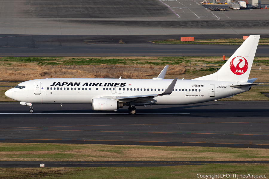 Japan Airlines - JAL Boeing 737-846 (JA326J) | Photo 389174