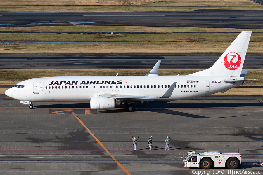 Japan Airlines - JAL Boeing 737-846 (JA330J) | Photo 379544