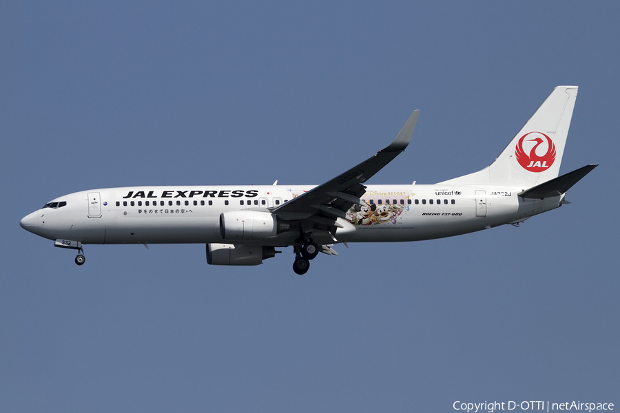 JAL Express Boeing 737-846 (JA332J) | Photo 418609