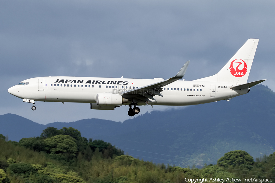 Japan Airlines - JAL Boeing 737-846 (JA334J) | Photo 245533