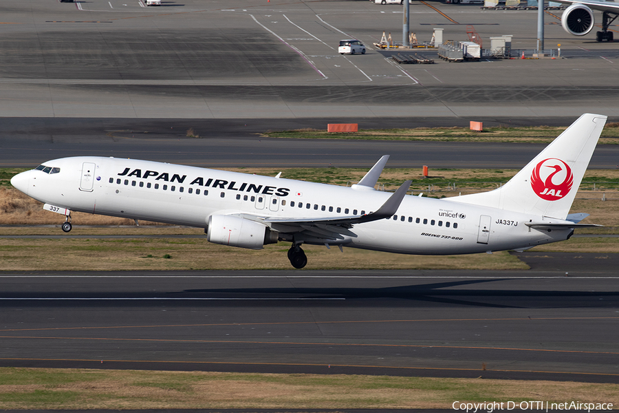 Japan Airlines - JAL Boeing 737-846 (JA337J) | Photo 389185