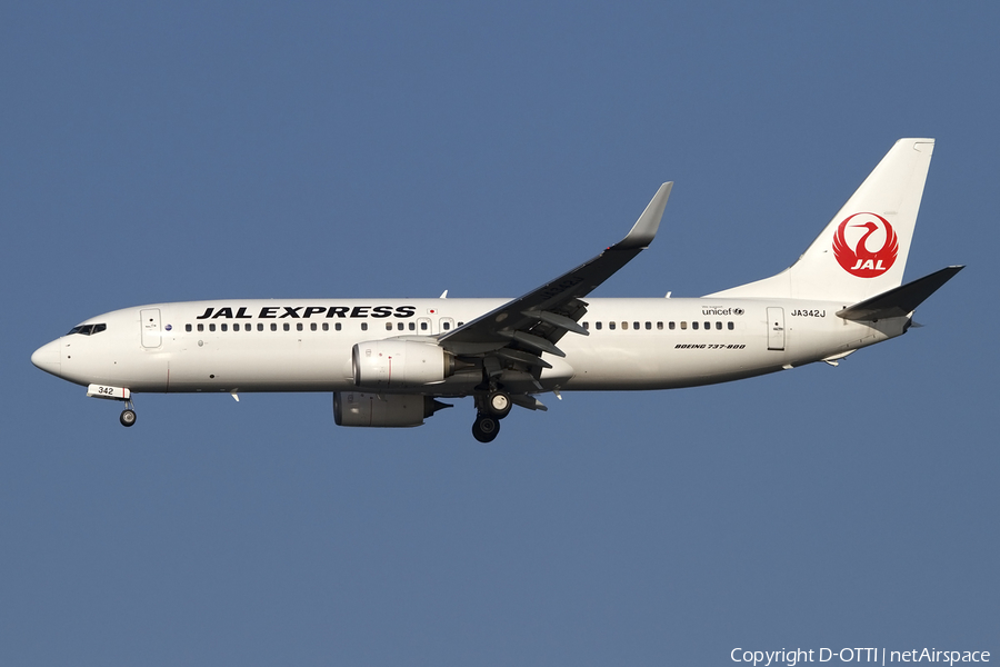 JAL Express Boeing 737-846 (JA342J) | Photo 418678
