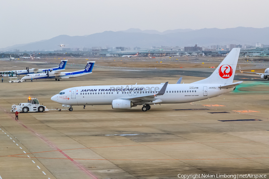 Japan Airlines - JAL Boeing 737-846 (JA350J) | Photo 598856