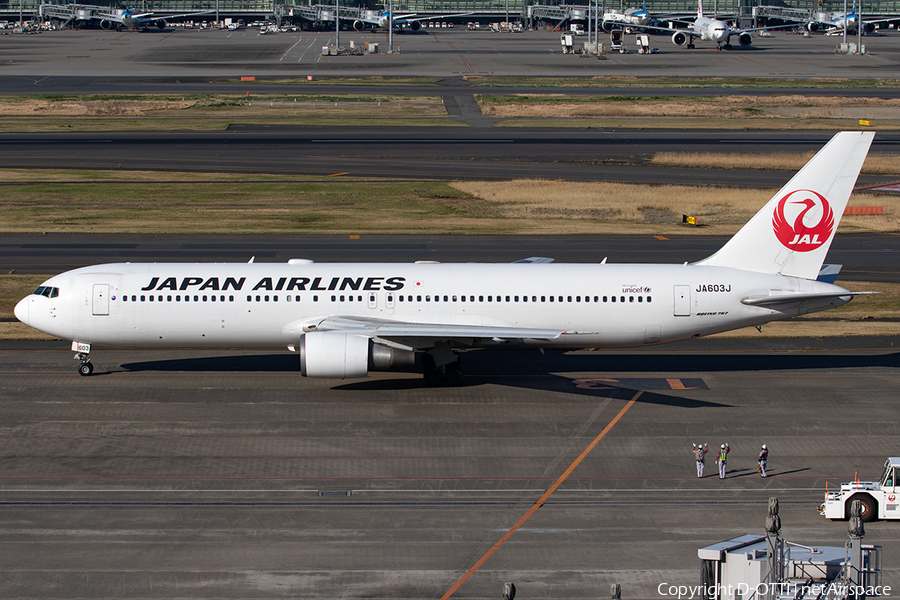 Japan Airlines - JAL Boeing 767-346(ER) (JA603J) | Photo 399774