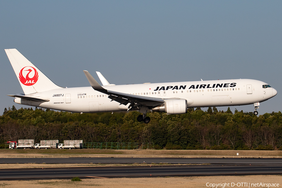 Japan Airlines - JAL Boeing 767-346(ER) (JA607J) | Photo 391145