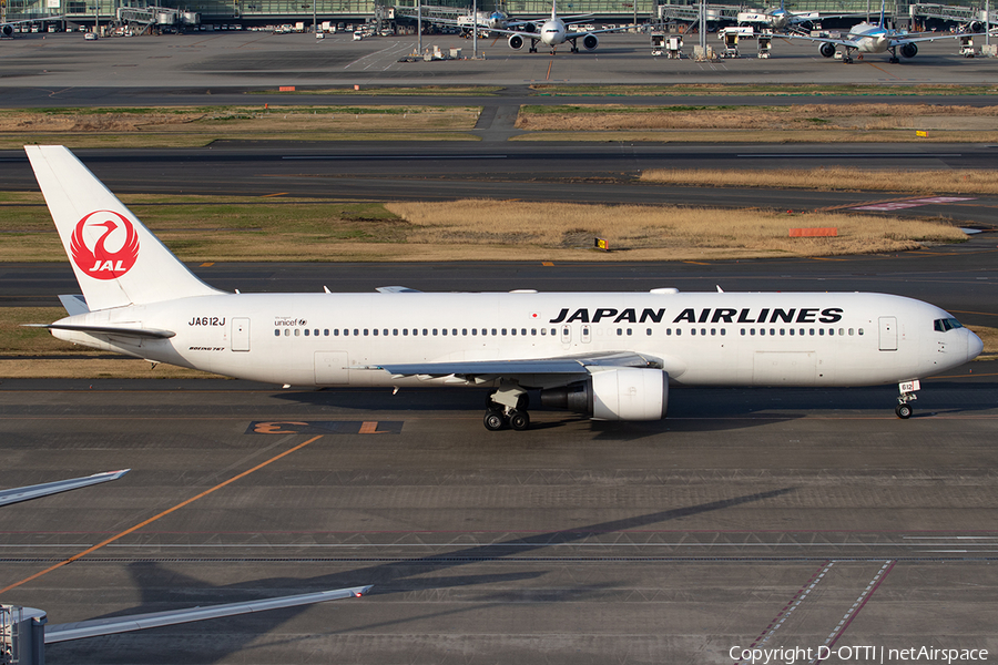 Japan Airlines - JAL Boeing 767-346(ER) (JA612J) | Photo 389172