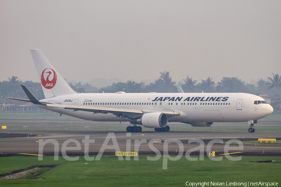 Japan Airlines - JAL Boeing 767-346(ER) (JA616J) | Photo 374049