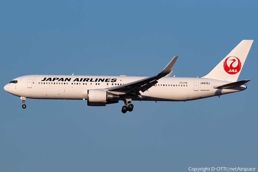 Japan Airlines - JAL Boeing 767-346(ER) (JA619J) | Photo 388341