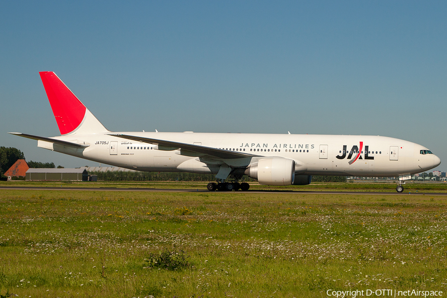 Japan Airlines - JAL Boeing 777-246(ER) (JA705J) | Photo 203098