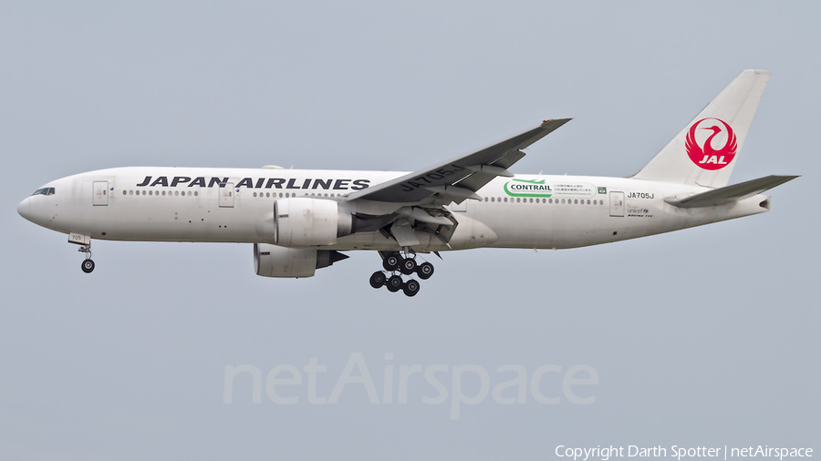 Japan Airlines - JAL Boeing 777-246(ER) (JA705J) | Photo 308983