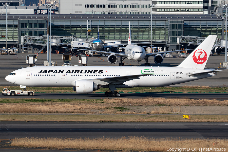 Japan Airlines - JAL Boeing 777-246(ER) (JA707J) | Photo 399770