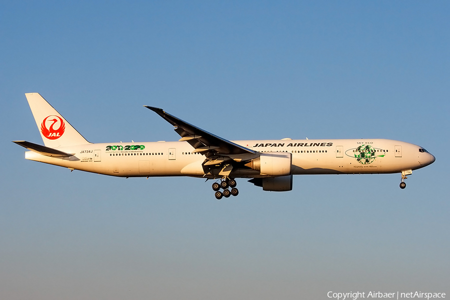 Japan Airlines - JAL Boeing 777-346(ER) (JA734J) | Photo 368837