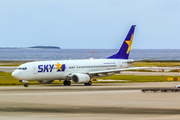 Skymark Airlines Boeing 737-8HX (JA737N) at  Okinawa - Naha, Japan